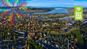 flygbild över östersund och frösön