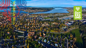 flygfoto över östersund och frösön